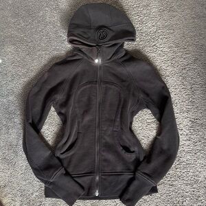 Lululemon black scuba zip-up hoodie